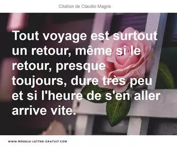 Citations Claudio Magris