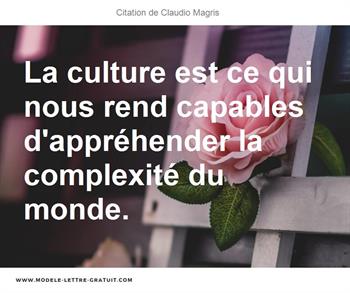 Citations Claudio Magris
