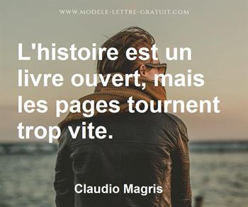 Citation de Claudio Magris