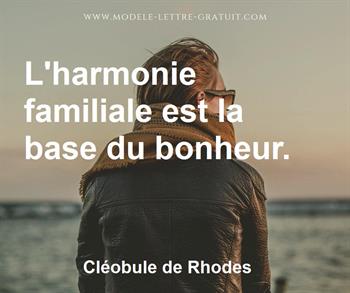 Citation de Cléobule de Rhodes