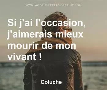 Citation de Coluche