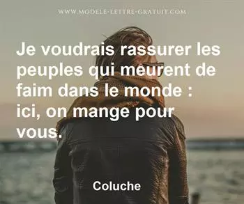 Citation de Coluche