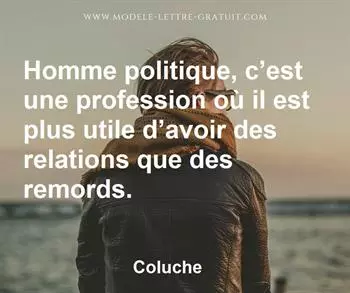 Citation de Coluche