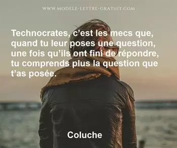 Citation de Coluche