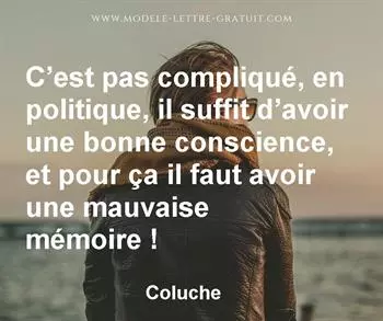 Citation de Coluche