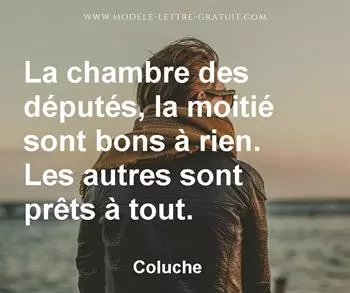 Citation de Coluche