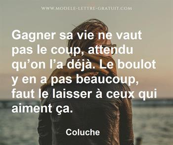 Citation de Coluche