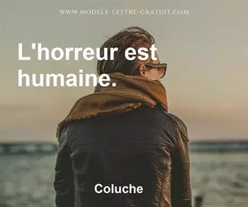Citation de Coluche