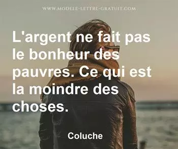 Citation de Coluche