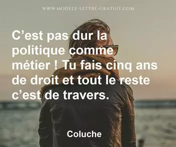 Citation de Coluche