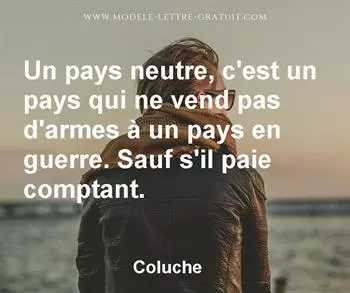 Citation de Coluche