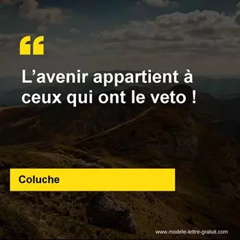 Citation Coluche