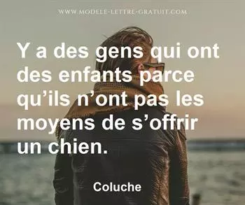 Citation de Coluche