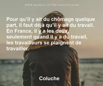 Citation de Coluche