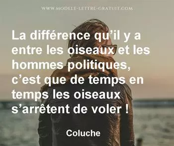 Citation de Coluche