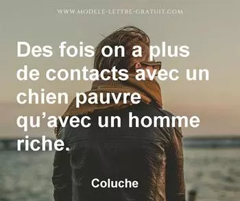 Citation de Coluche