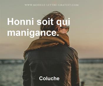 Citation de Coluche