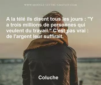 Citation de Coluche