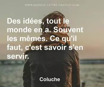Citation de Coluche