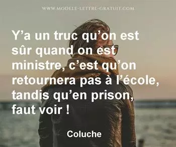 Citation de Coluche