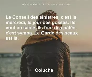 Citation de Coluche
