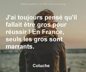 Citation de Coluche