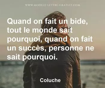 Citation de Coluche