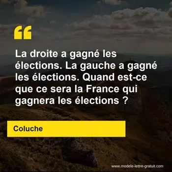 Citation Coluche