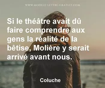 Citation de Coluche