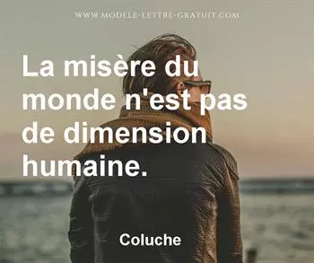 Citation de Coluche