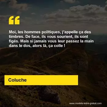 Citation Coluche