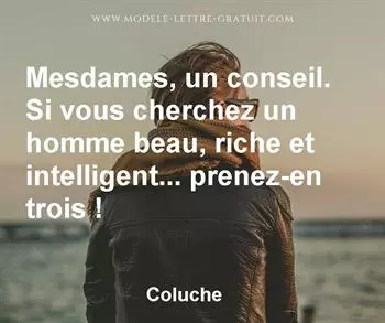 Citation de Coluche