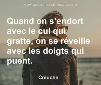 Citation de Coluche