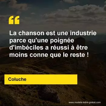 Citation Coluche