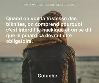 Citation de Coluche