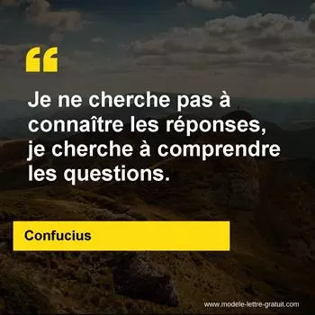 Citation Confucius