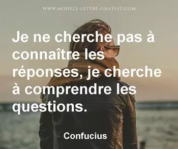 Citation de Confucius