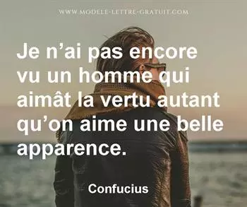 Citation de Confucius