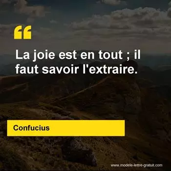 Citation Confucius