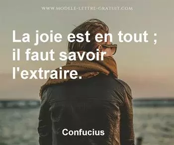 Citation de Confucius
