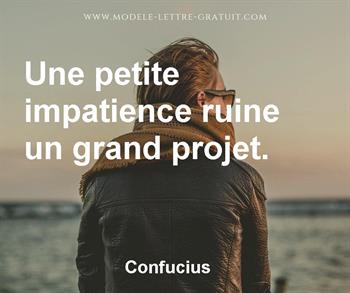 Citation de Confucius