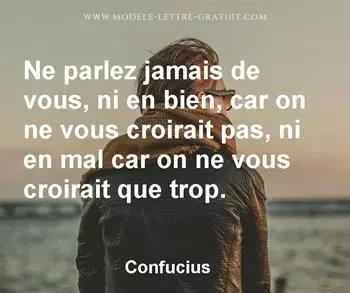 Citation de Confucius