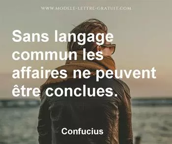 Citation de Confucius