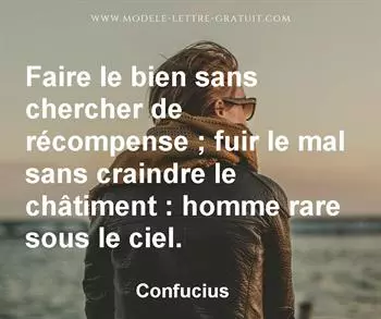 Citation de Confucius