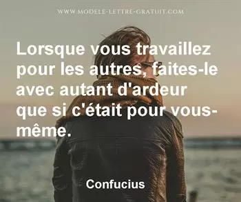 Citation de Confucius