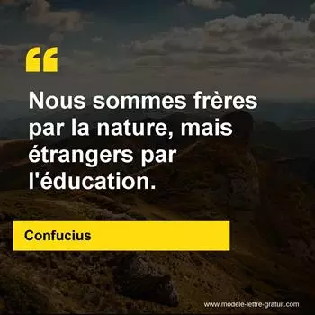 Citation Confucius