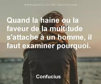 Citation de Confucius