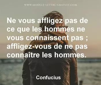 Citation de Confucius