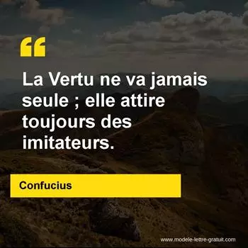 Citation Confucius