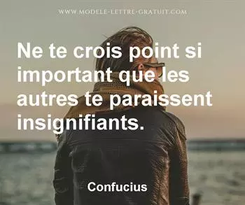 Citation de Confucius